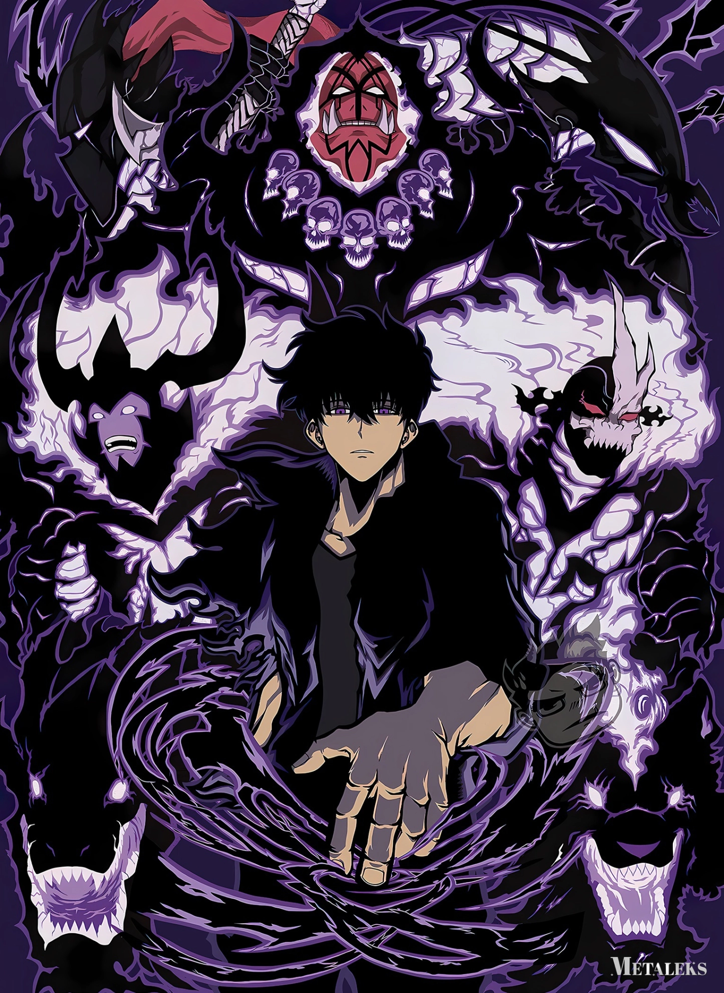 Постер Аниме-сериал «Поднятия уровня в одиночку» будет адаптирован для Netflix